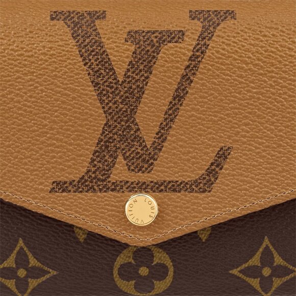 Louis Vuitton Sarah Wallet Long Wallet Monogram Leather Reverse - Picture 3 of 7